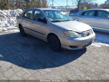  Salvage Toyota Corolla