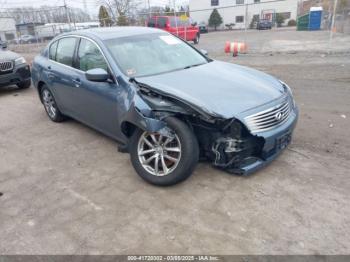  Salvage INFINITI G37x