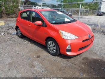  Salvage Toyota Prius c