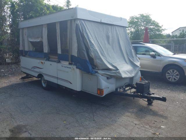  Salvage Fleetwood Bayside Pop-up Trailer