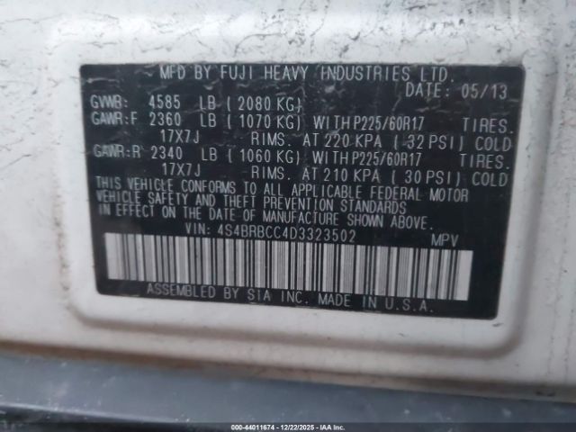 Subaru Outback 2.5i Premium Image 2