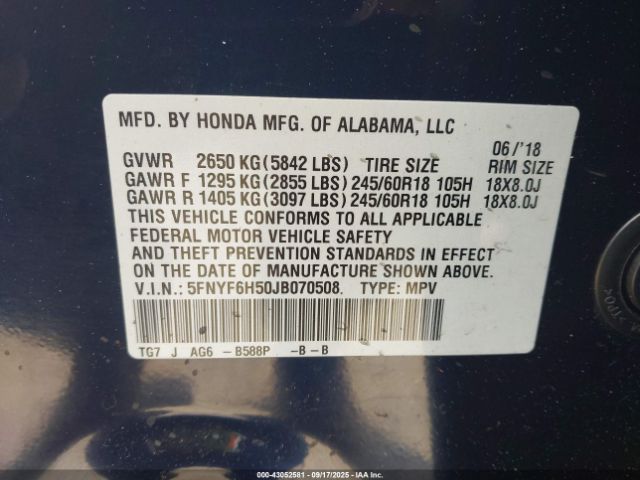 Honda Pilot Ex-l Image 10