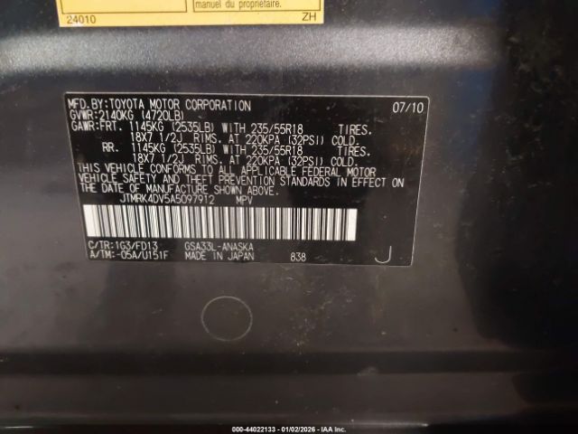 Toyota RAV4 Sport V6 Image 9